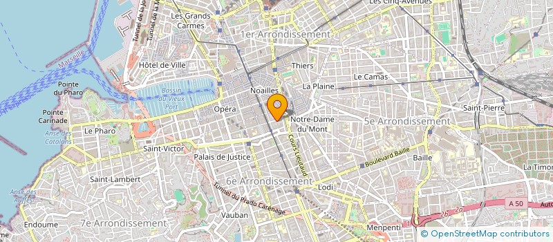 localisation de l'entreprise KNOWLEDGE PLUS à MARSEILLE 6