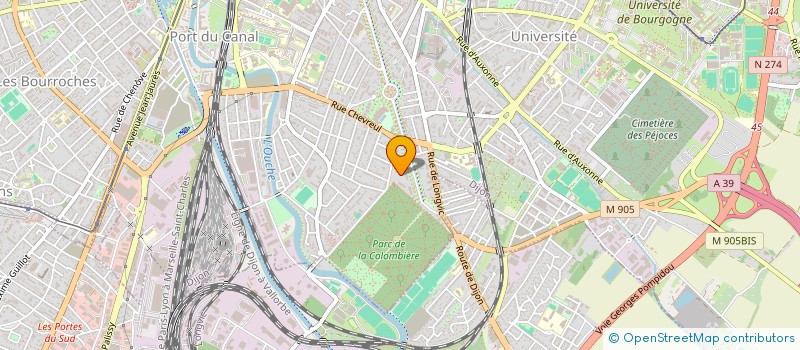 localisation de l'entreprise KNOWLEDGE SANTE à DIJON