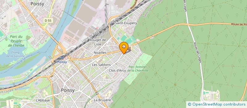 localisation de l'entreprise KNOWSYS  POISSY