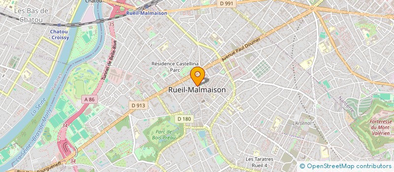 localisation de l'entreprise KNOX ET FILS à RUEIL-MALMAISON