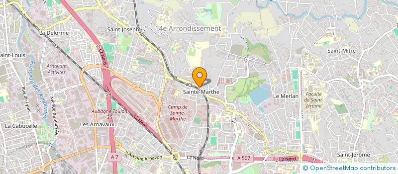 localisation de l'entreprise KNS BEAUTY à MARSEILLE 14EME