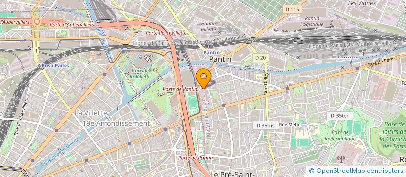 localisation de l'entreprise KNT 2019 à PANTIN