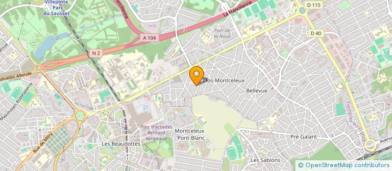 localisation de l'entreprise KNT à VILLEPINTE