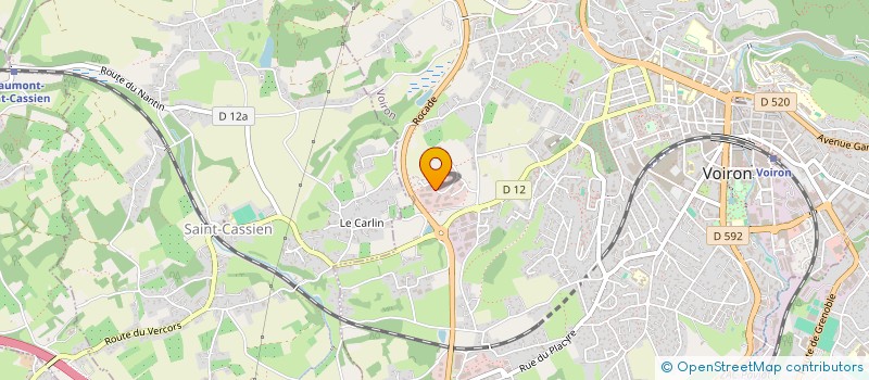 localisation de l'entreprise KNUCHEL FRANCE à VOIRON