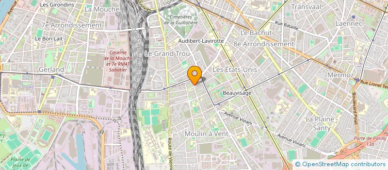 localisation de l'entreprise KNV CONSEIL INCENDIE à VENISSIEUX