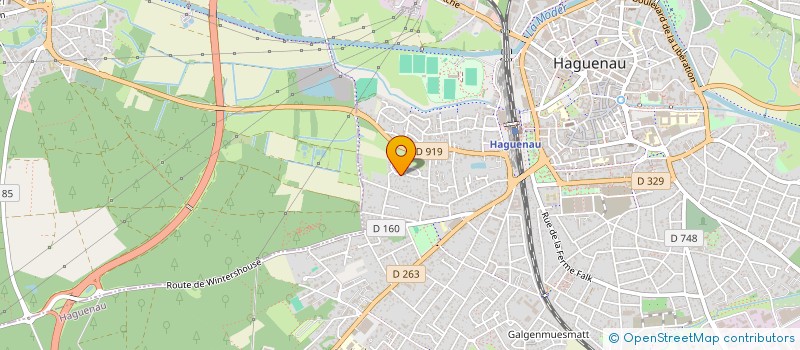 localisation de l'entreprise KNY  HAGUENAU