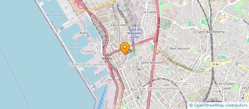 localisation de l'entreprise KNZ ARTISANS à MARSEILLE