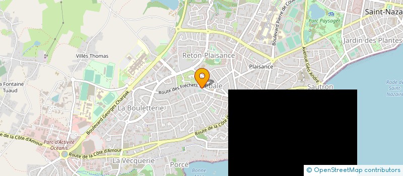 localisation de l'entreprise KO BAT à SAINT-NAZAIRE