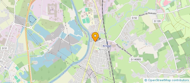 localisation de l'entreprise KO-F  ARNAGE