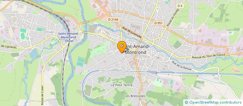 localisation de l'entreprise KO FILMS  SAINT-AMAND-MONTROND