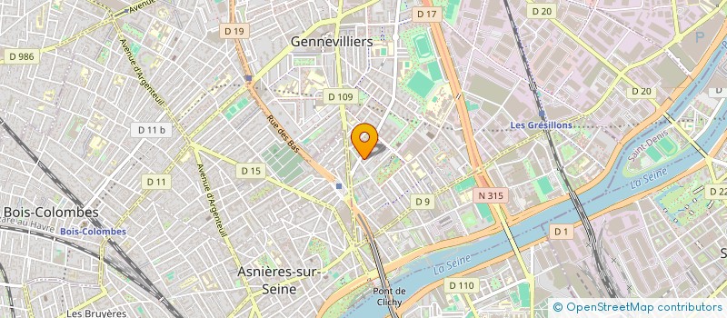 localisation de l'entreprise KO PUNAISES à GENNEVILLIERS