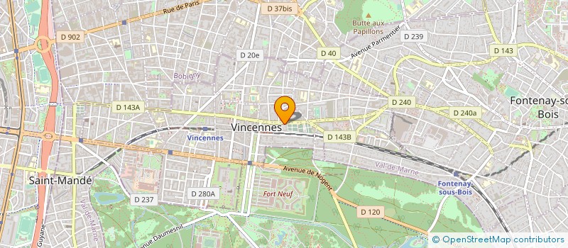 localisation de l'entreprise KO SAMTI à VINCENNES
