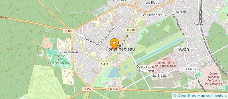 localisation de l'entreprise KO SUN à FONTAINEBLEAU