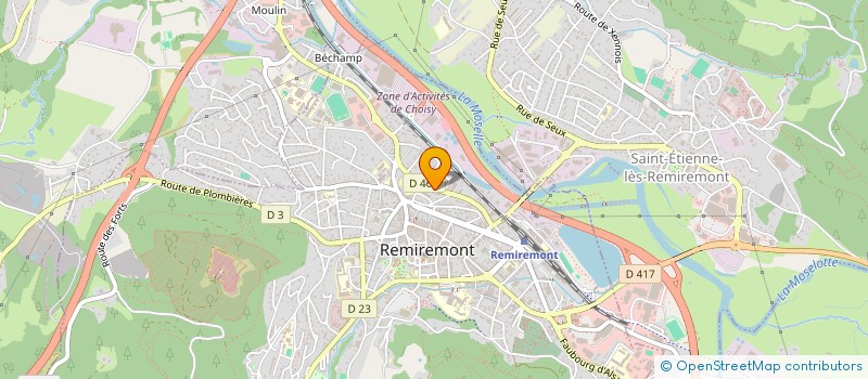 localisation de l'entreprise KOA KITCHEN  REMIREMONT