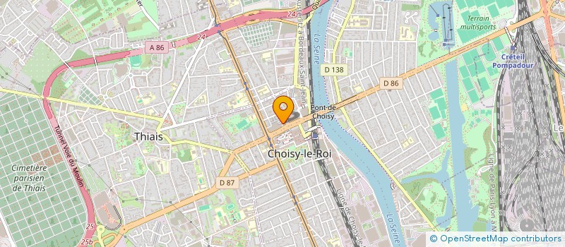 localisation de l'entreprise KOA-ROM à CHOISY-LE-ROI