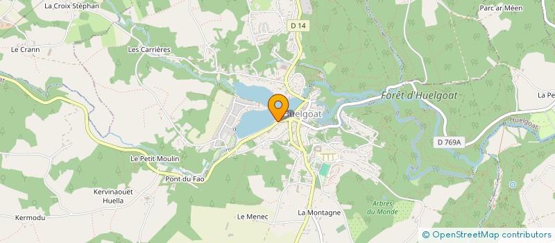 localisation de l'entreprise KOAD HA LENN  HUELGOAT