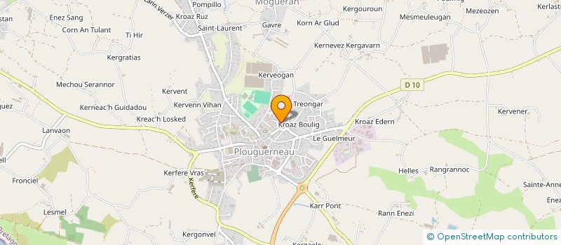 localisation de l'entreprise KOAD KISTIN  PLOUGUERNEAU