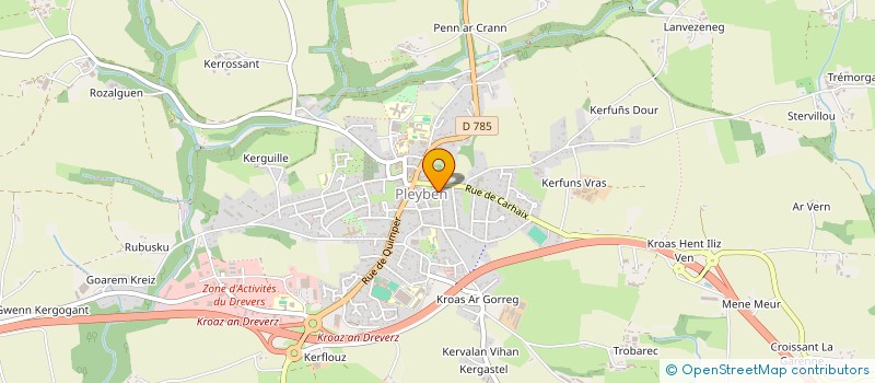 localisation de l'entreprise KOAD'MIEUX  PLEYBEN