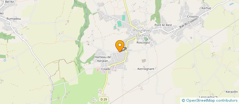 localisation de l'entreprise KOADENN NATURE  PLOUNEVEZ-LOCHRIST