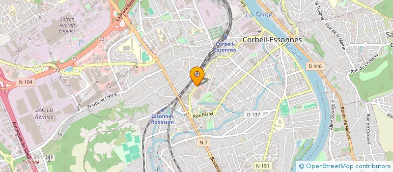 localisation de l'entreprise KOADVISE  CORBEIL-ESSONNES