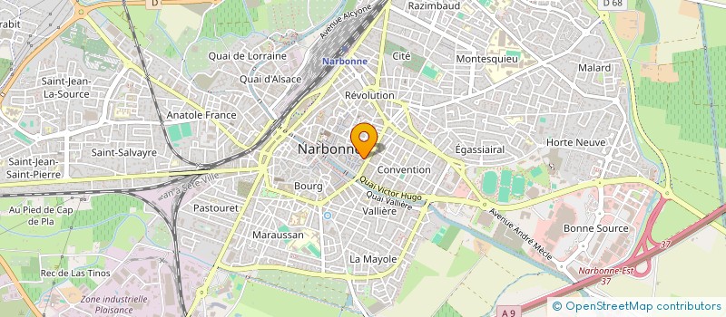 localisation de l'entreprise KOAFOEUR à NARBONNE