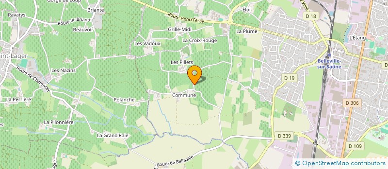 localisation de l'entreprise KOALA FORMATIONS  BELLEVILLE-EN-BEAUJOLAIS