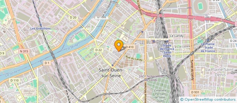 localisation de l'entreprise KOALA VIDEO à SAINT-OUEN-SUR-SEINE