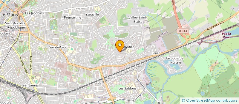 localisation de l'entreprise KOALAV à LE MANS