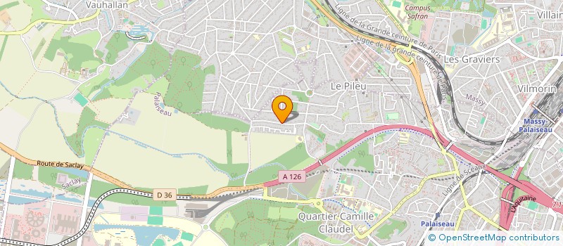 localisation de l'entreprise KOALINOU H à PALAISEAU