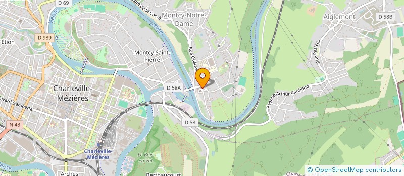 localisation de l'entreprise KOALYS à MONTCY-NOTRE-DAME