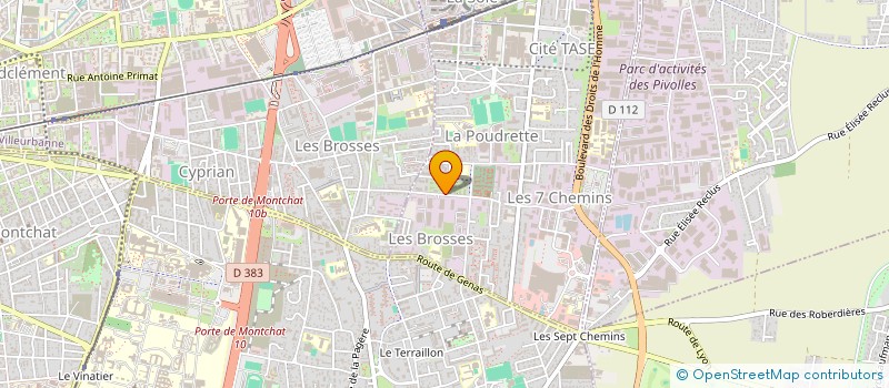 localisation de l'entreprise KOAM  VAULX-EN-VELIN