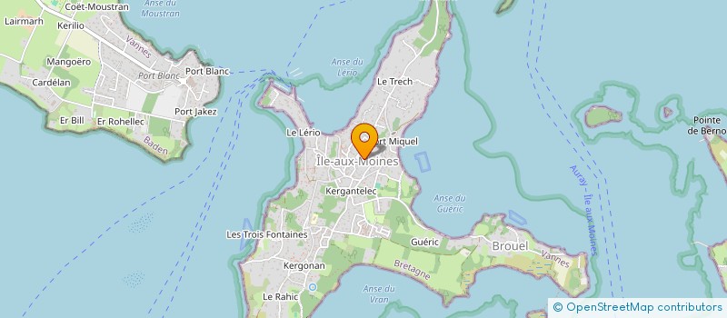 localisation de l'entreprise KOANTIK  ILE-AUX-MOINES