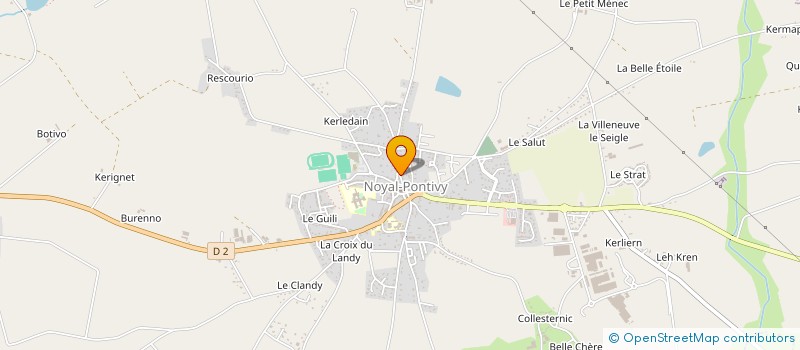 localisation de l'entreprise KOATCHIMIE à NOYAL-PONTIVY