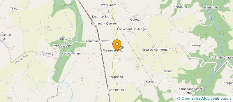 localisation de l'entreprise KOATECO CONSTRUCTION  PLOUBEZRE