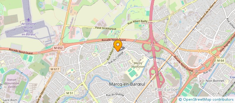 localisation de l'entreprise KOAXIO à MARCQ-EN-BARŒUL