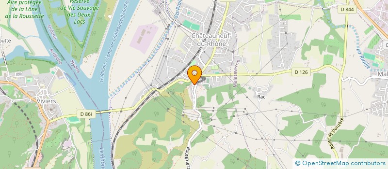 localisation de l'entreprise KOBA  CHATEAUNEUF-DU-RHONE