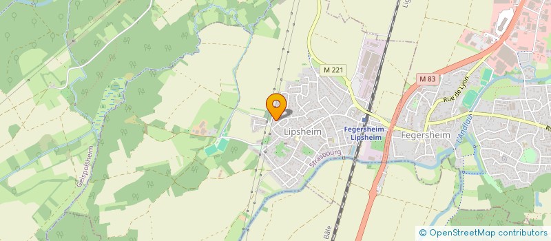 localisation de l'entreprise KOBA  LIPSHEIM