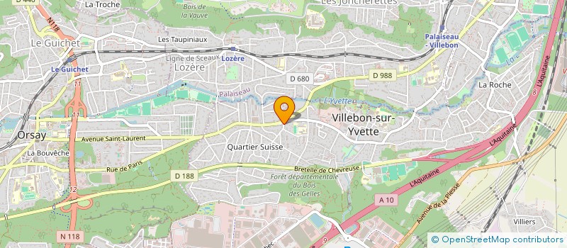 localisation de l'entreprise KOBA GROUP  VILLEBON-SUR-YVETTE