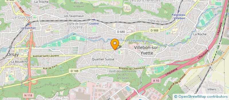 localisation de l'entreprise KOBA PATRIMOINE  VILLEBON-SUR-YVETTE