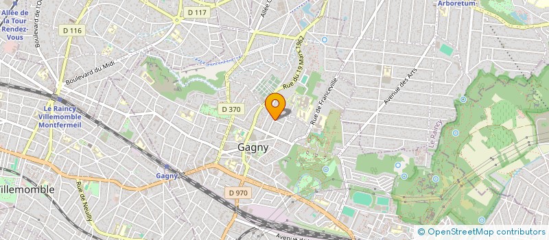 localisation de l'entreprise KOBBI PROD à GAGNY