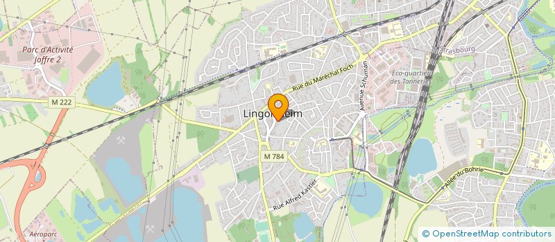 localisation de l'entreprise KOBE NEGOCE SARL à LINGOLSHEIM
