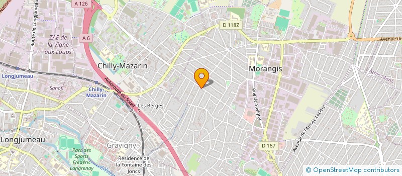 localisation de l'entreprise KOBER à MORANGIS