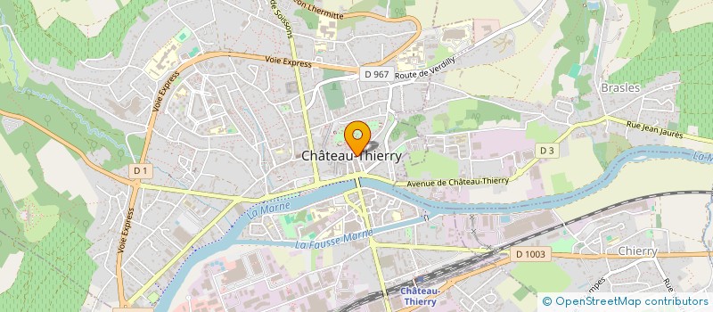 localisation de l'entreprise KOBI à CHATEAU-THIERRY