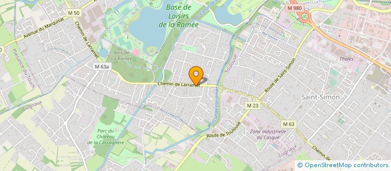 localisation de l'entreprise KOBO à TOURNEFEUILLE