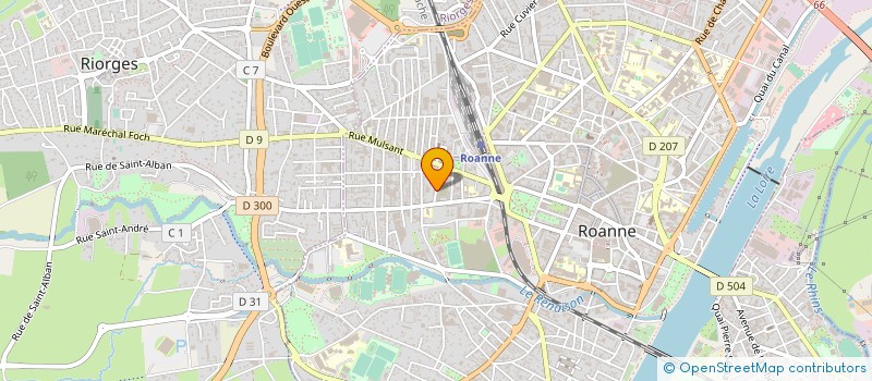 localisation de l'entreprise KOBRA à ROANNE