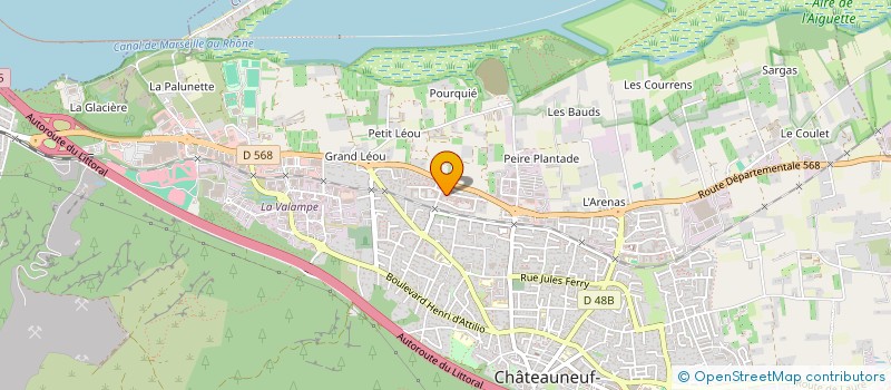 localisation de l'entreprise KOBU RENOVATION à CHATEAUNEUF-LES-MARTIGUES