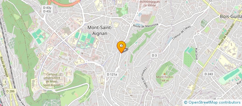 localisation de l'entreprise KOBUS à MONT-SAINT-AIGNAN