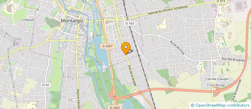 localisation de l'entreprise KOC à MONTARGIS