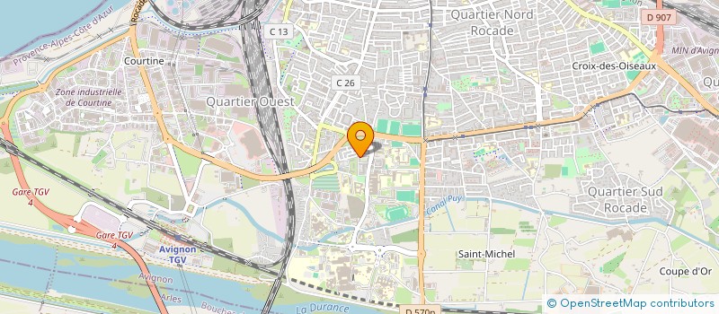 localisation de l'entreprise KOC GENIE CIVIL CONSTRUCTION  AVIGNON