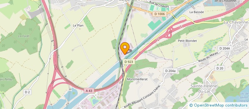 localisation de l'entreprise KOCA FRERES à MONTMELIAN